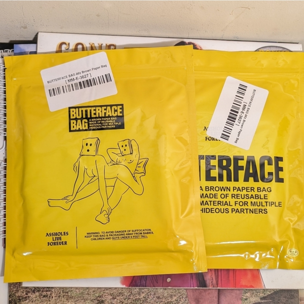 Assholes Live Forever ALF Linda Finegold ButterFace Brown Paper Bag Set Of 2
